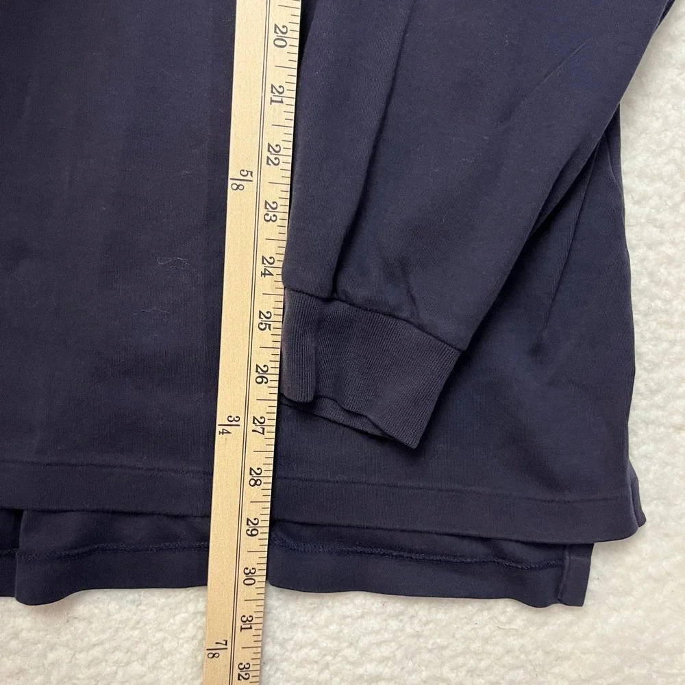 Polo Ralph Lauren Shirt Mens XL Navy Blue Long Sleeve Polo Pony Logo Cotton 6227